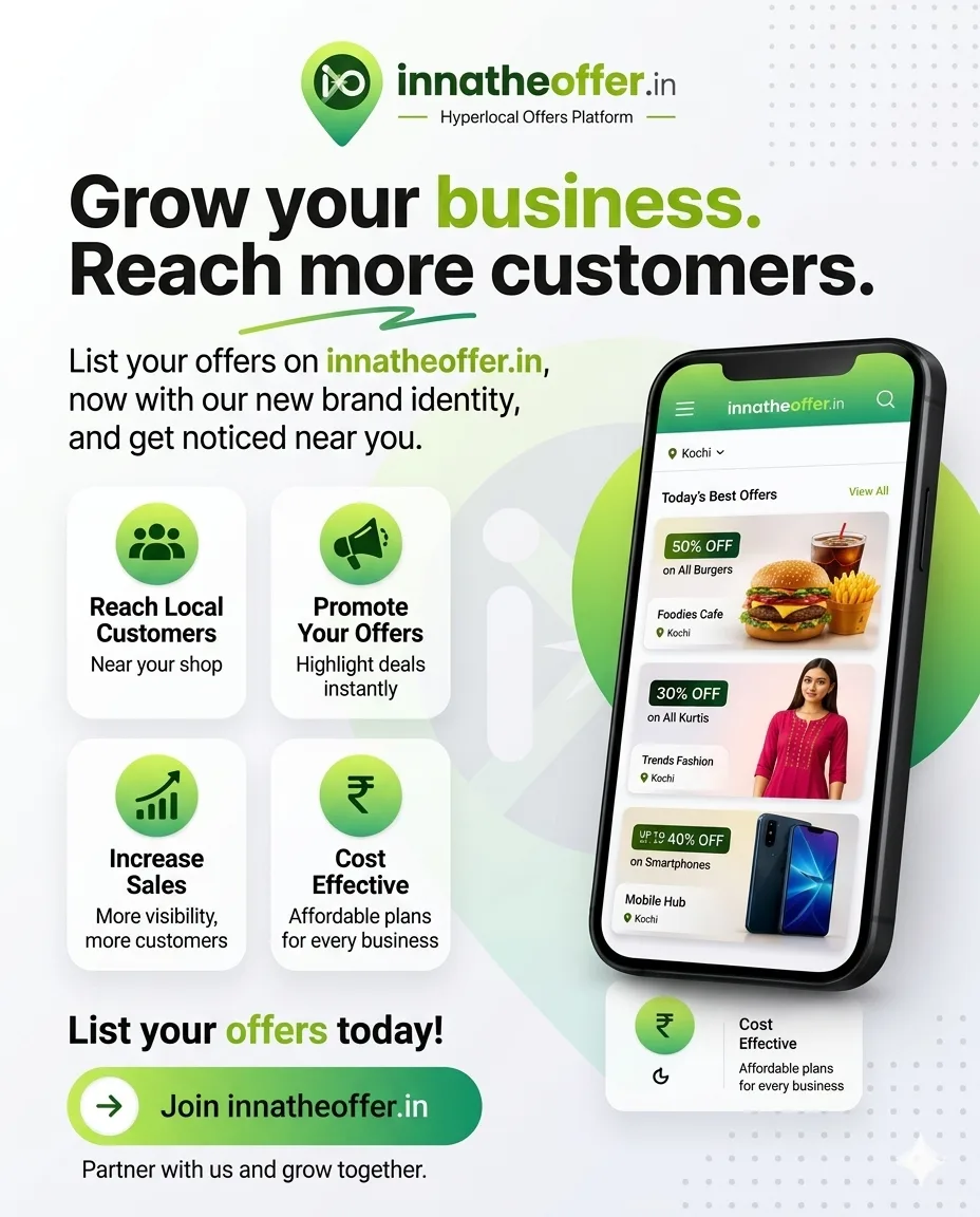 Reach More Customers Near You - Services - All Kerala - 90% off - Rs. 7 offer
